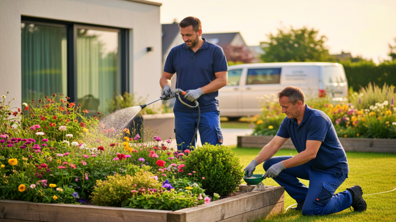Bewässerung und Düngung