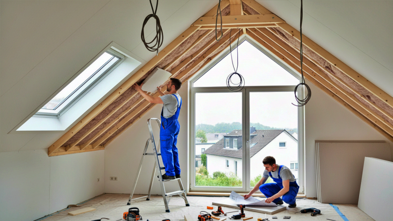 Dachgeschossausbau – Mehr Wohnraum mit Stil & Komfort