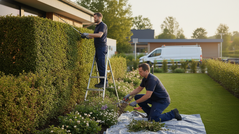 Hecken- und Strauchschnitt