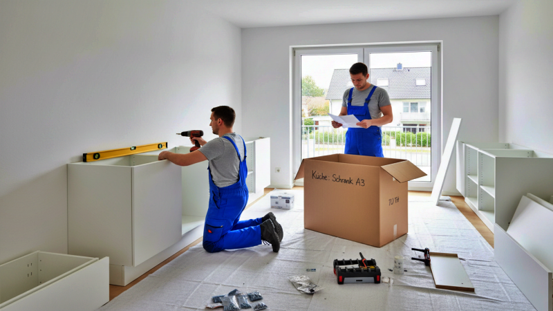 Möbelmontage – Küche, Schränke und Regale präzise aufgebaut