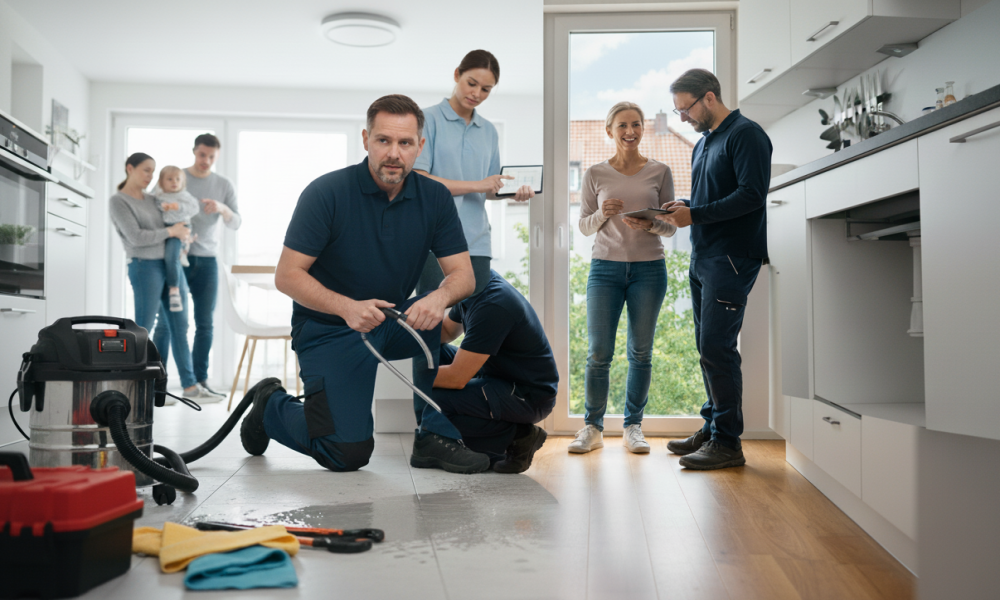 Rohrnotdienst rund um die Uhr