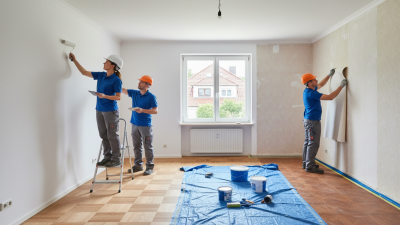 Sanierung von Wohnungen und Gewerberäumen