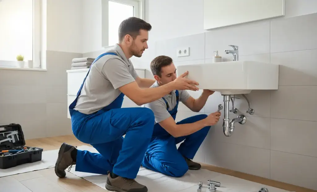 Waschbecken- und Siphonmontage – Professionell und dicht installiert