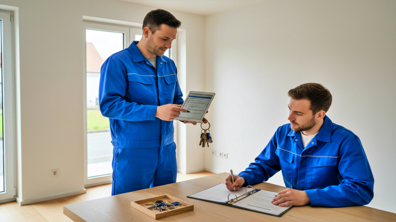 Wohnungsabnahmen, Übergaben